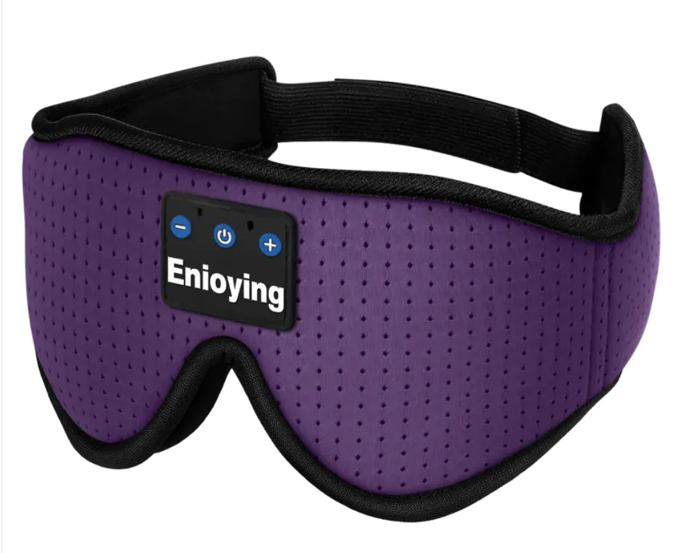 Masque de Sommeil Bluetooth 3D Noir