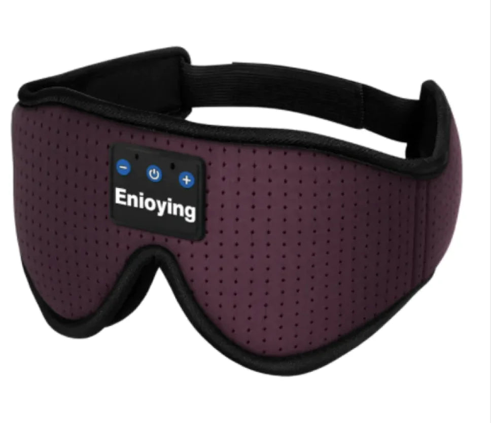 Masque de Sommeil Bluetooth 3D Noir